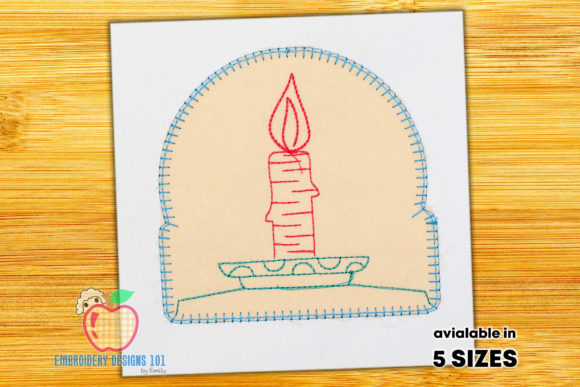 Candle in the Box: A Seasonal Embroidery Review