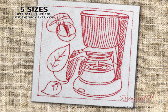 Coffee Maker Machine: An Embroidery Design Review