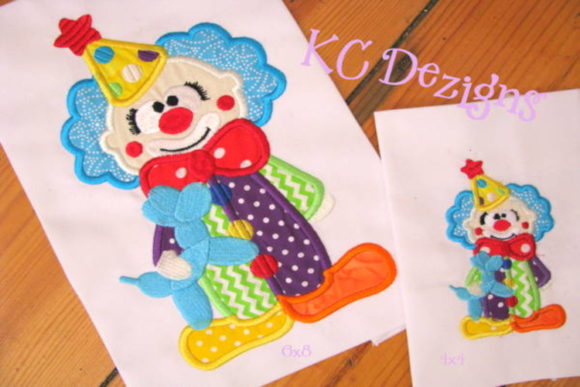 Cute Clown: Festive Applique for Holiday Boys