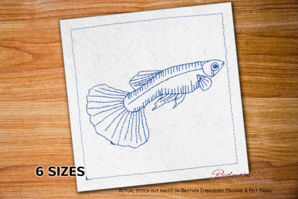 Guppy Fish Bluework: A Craft Fair Review