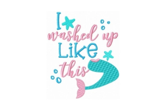 I Washed Up Like This: Embroidery Design Review