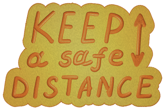 Keep a Safe Distance: A Seasonal Embroidery Review