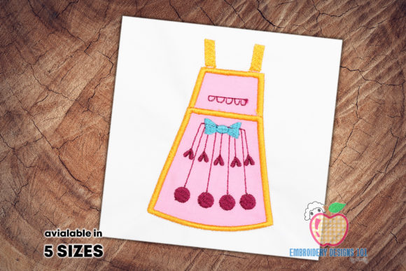 Kitchen Apron Applique Pattern: Seller Review