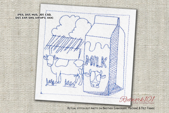 Milk with Cow Machine: Embroidery Design Review