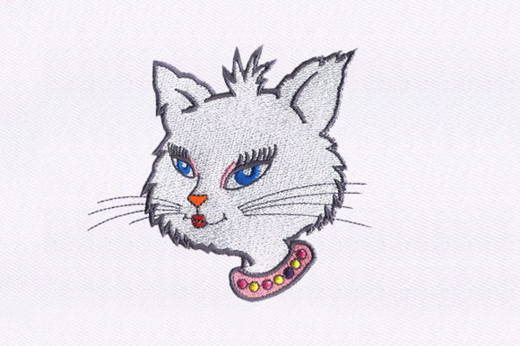 Queen Cat: A Festive Machine Embroidery Design Review