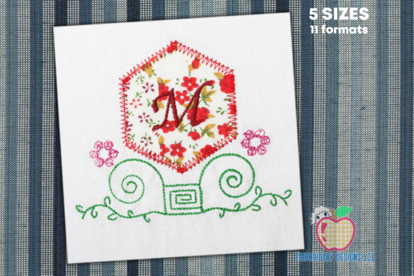 Review: Applique Frame with Letter Hexagon Space