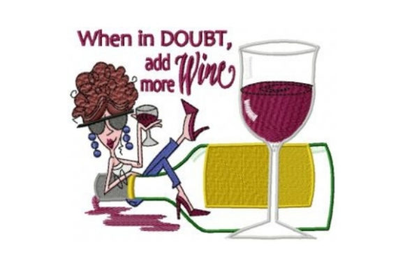 When in Doubt Add More Wine: Sweatshirt Design Review